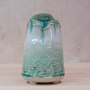 Tidal Vase in Mint Moss